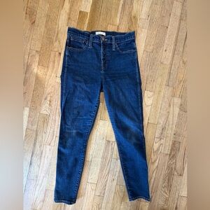 Madewell Dark Blue Skinny Jeans